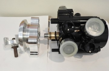 300503-0003 RCD Wet or Dry  Sump  HEMI 4 bolt  oil pump adapter to use in Front RCD Mag Drive